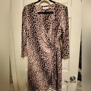 Calvin Klein Faux Wrap Dress Large